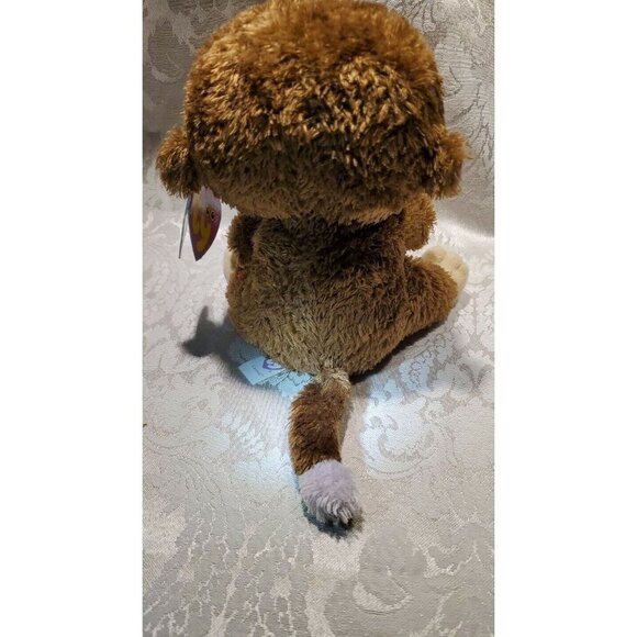 Ty Beanie Boos - COCONUT the Monkey (6 Inch)(2010 Tags / Solid Eyes) - Picture 9 of 12